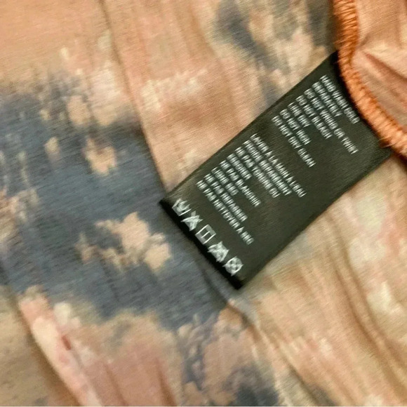 Urban Outfitters Semi Sheer Long Sleeve Top Flared Sleeves Casual Retro Frunky M - Picture 6 of 10